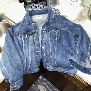 Old Navy Women's Denim Jeans Jacket Blue XXL trucker casual classic
